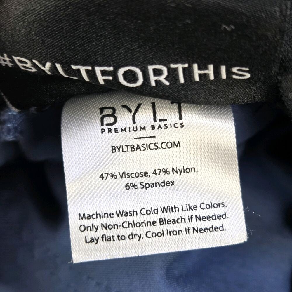 BYLT Everyday Pant 2.0 Skinny Fit Mens 42 Light Blue Performance Pants - Picture 7 of 12